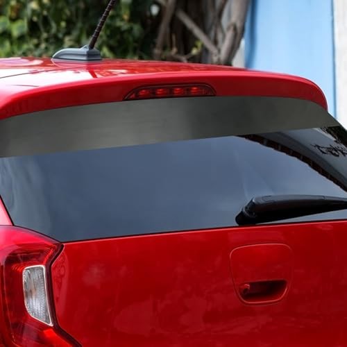 Car Windshield Banner & Sun Strip Tint – Matte Black Vinyl Sun Visor Decal for