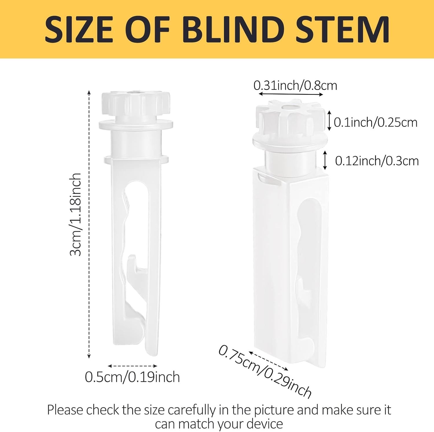 40 Lightweight Vertical Blind Components – Invisible & Water-Resistant Design