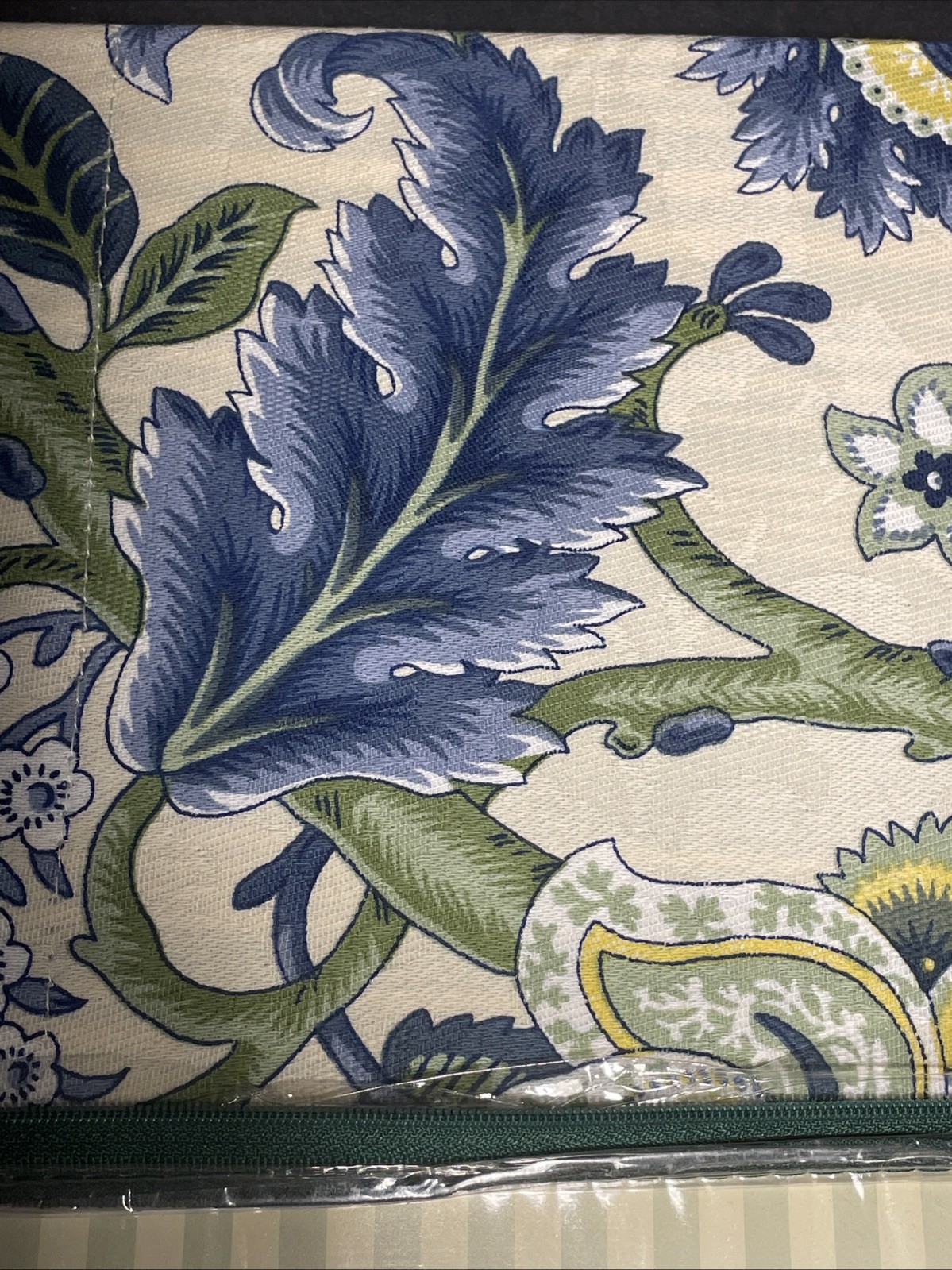 Waverly NEW Imperial Porcelain Fairfield Valance Blue/Green/Yellow/Ivory 78″