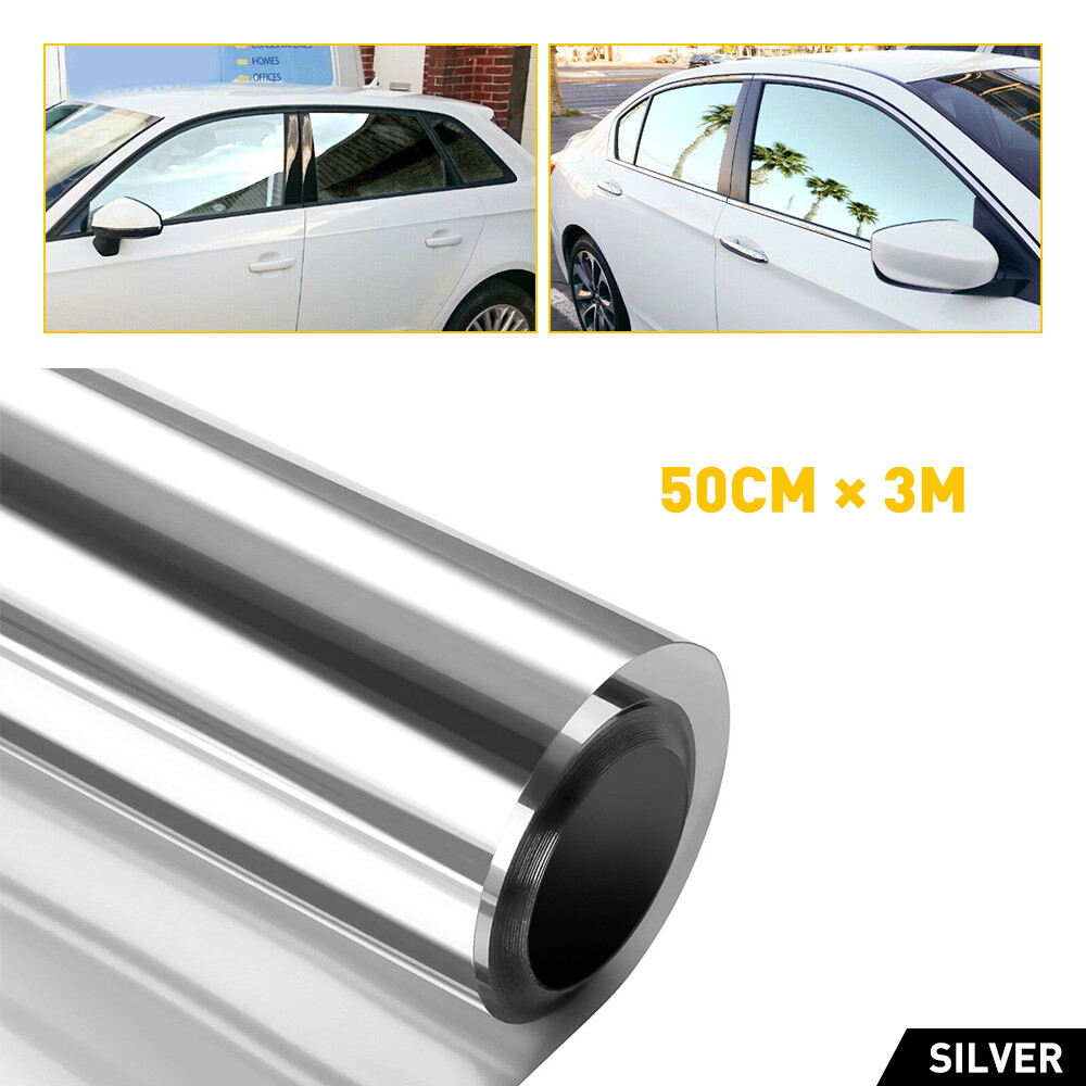 Silver Uncut Roll Window Tint Film 35% VLT 20″ x10’ft Feet Car Home Office Glass