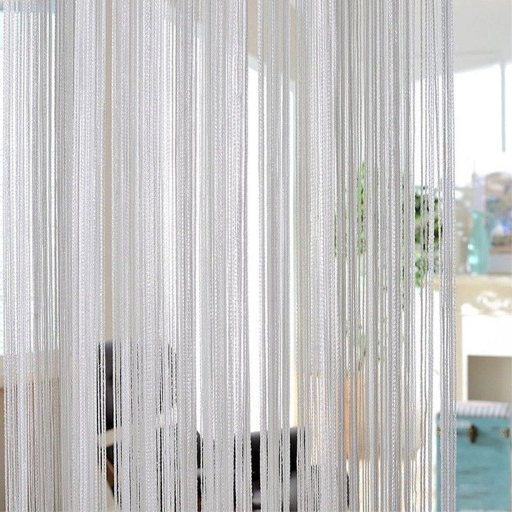 NEW String Door Curtain Beads Room Divider Window Panel Tassel Fringe Decoration
