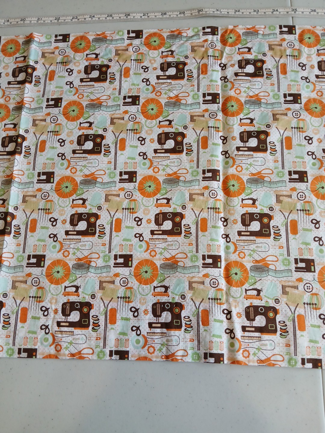 Fabric Window Valance Curtain , Sewing Machines & Notions Themed Fabric