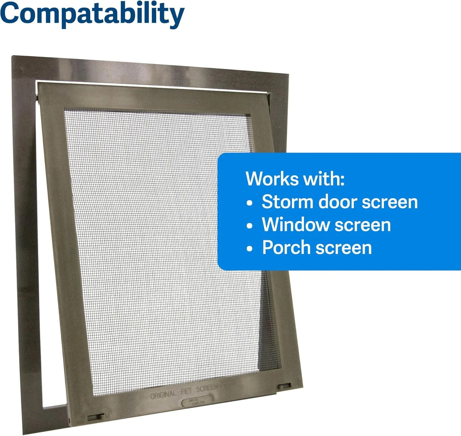 PetSafe Pet Entry for Screen Doors, Windows, and Porches – Size Small for Dogs a