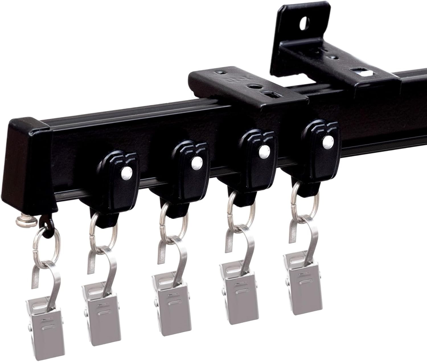 Bendable Ceiling Curtain Track Ceilings Mount or Wall Mounted Heavy-Duty Room