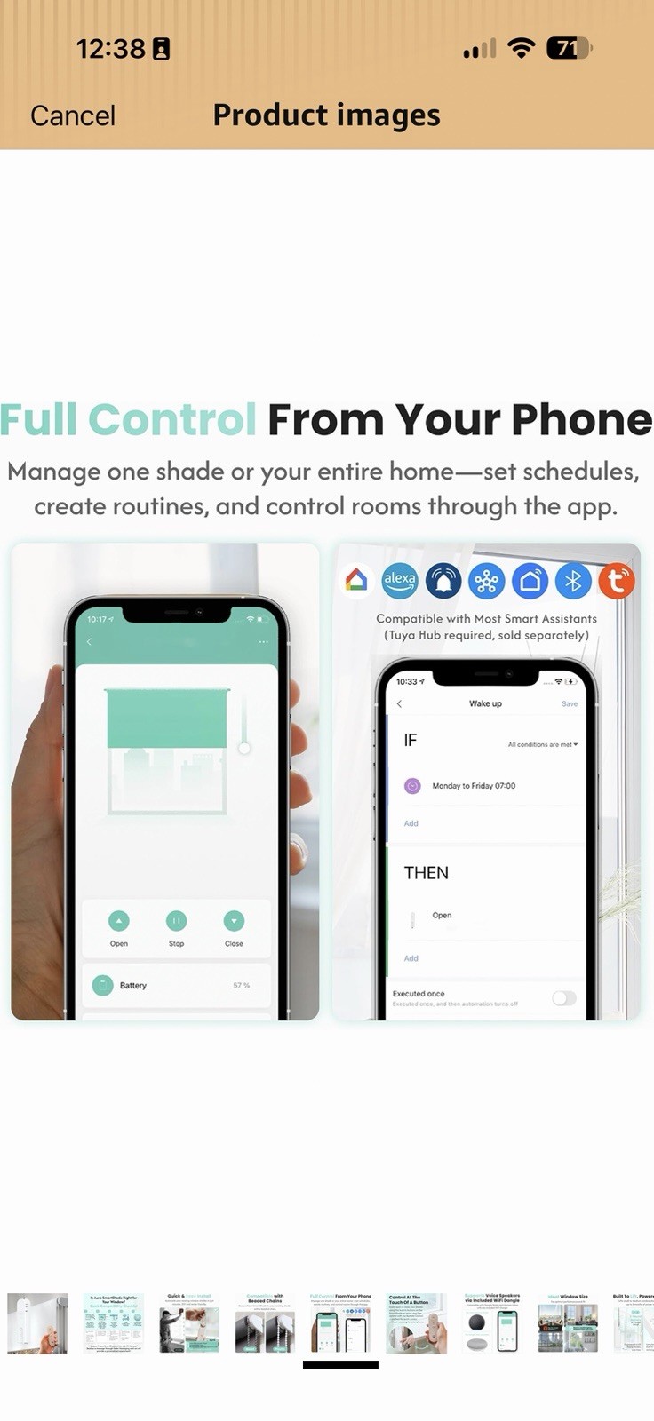 Aura Roller Smart Shade Driver, Remote Control & WiFi Dongle | Automate Existing