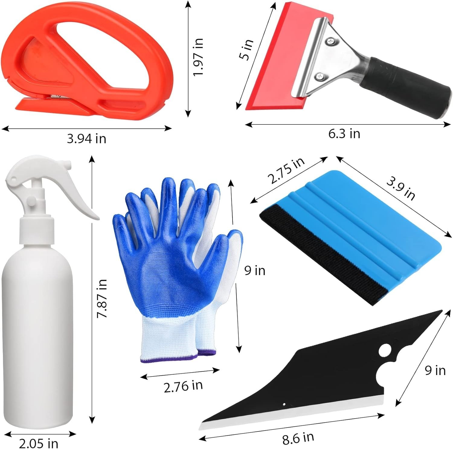 Herramienta Para Polarizar Ventana De Carro Auto Tinte Tint Tool Aplicación 45Pi