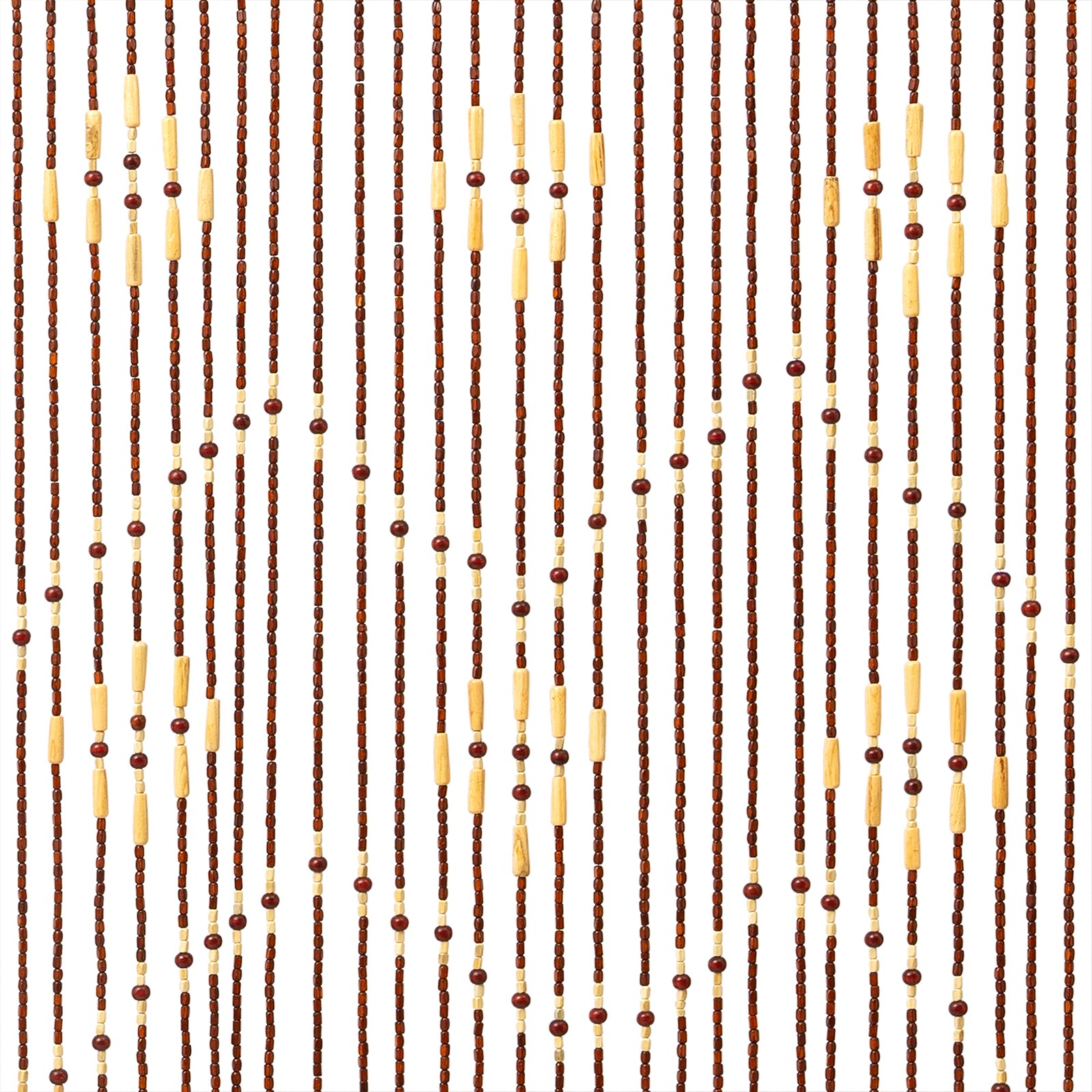 32Lines Porch Partition Curtain Wooden Beads Curtain Bedroom Living Room Curtain
