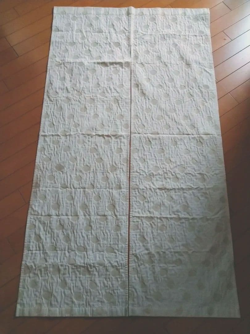 Cherry Blossom and Moon Noren Curtain Japanese Decor Japanese Noren Curtain