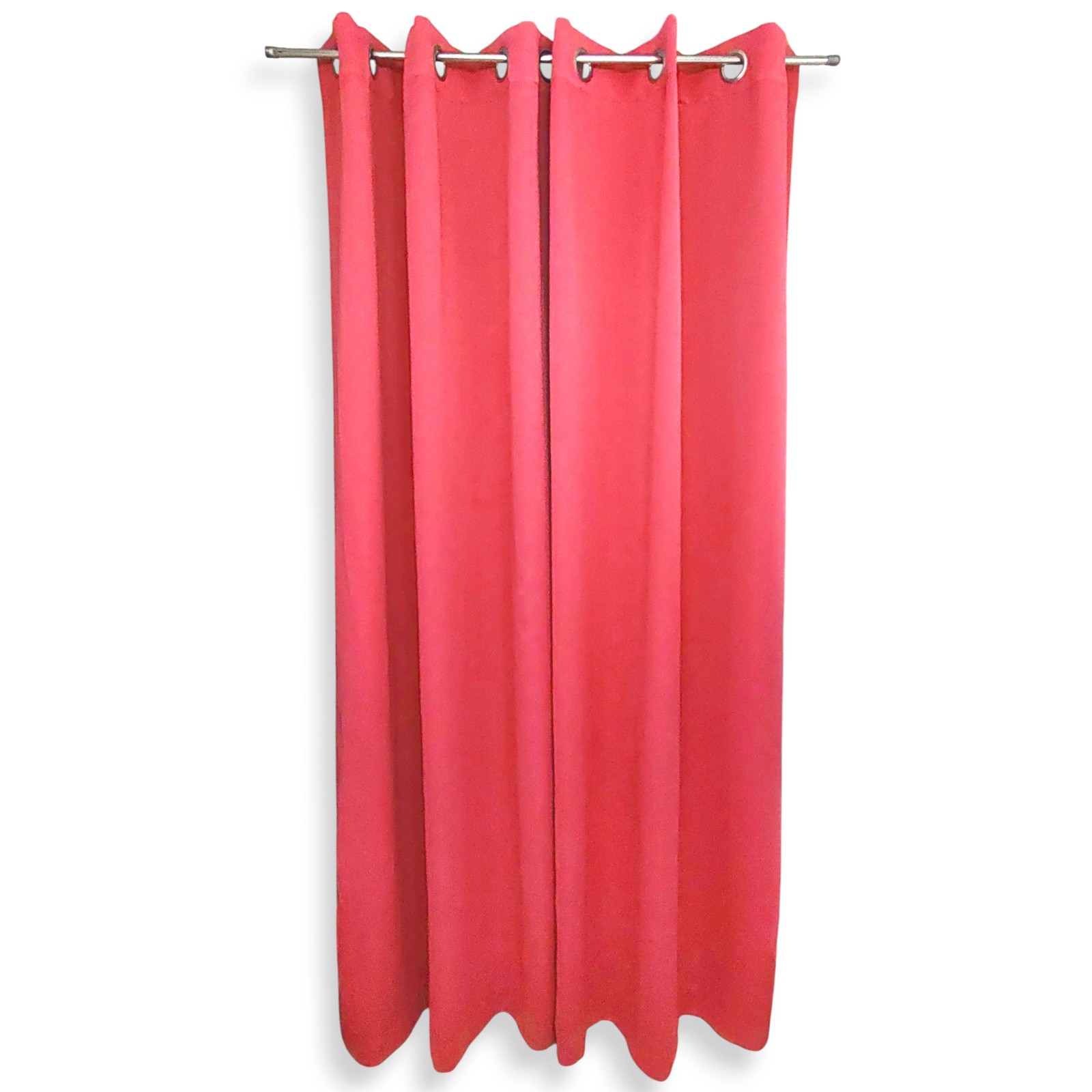 Large 2pc Pair Sun Zero Riley Hot Pink Blackout Grommet Curtain Panels 40″x 84″