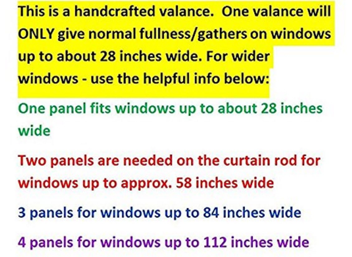 USA Map Valance – United States Americana Curtain – Novelty States Print