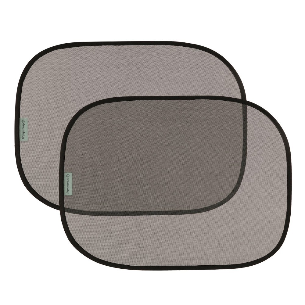 UPF 50+ Car Window Sun Shades 2 Pack Static Cling Sunshades for Side Windows