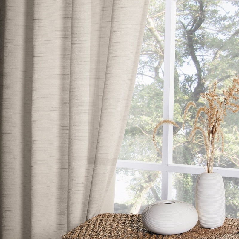 Textured Light Filtering Curtain Panel Pair Set of 2 Rod Pocket Machine Washable