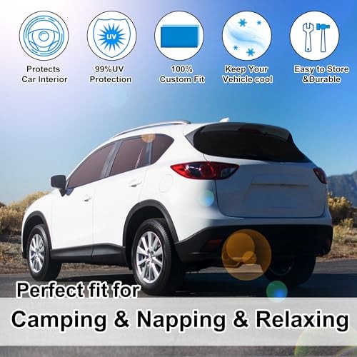 Window Shades for Accessories Car Side Full Mazda CX-5 2013 2014 2015 2016