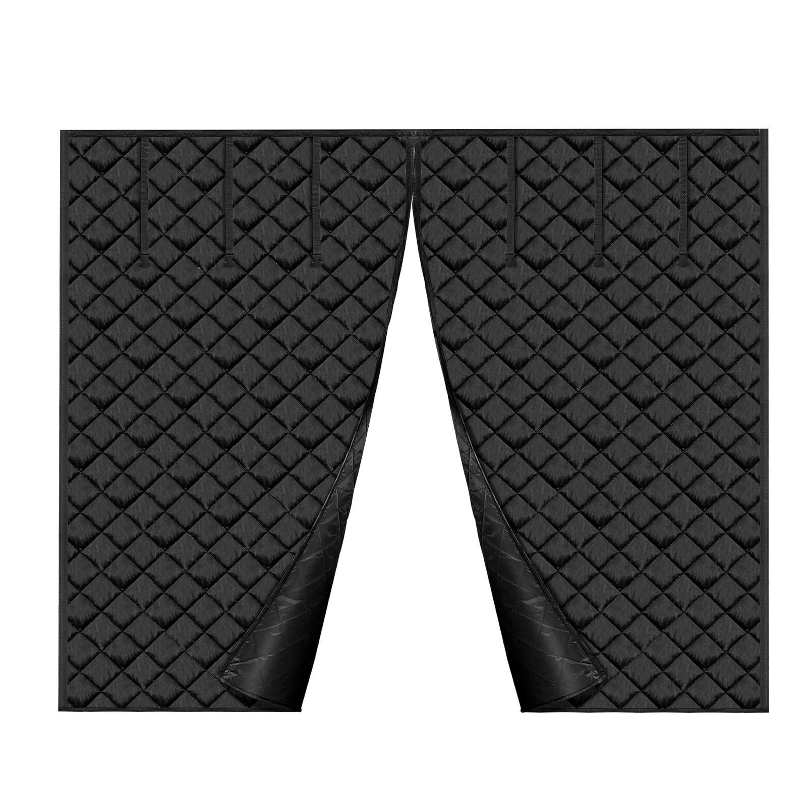10x8FT Magnetic Garage Door Insulation Curtain with Weighted Bottom