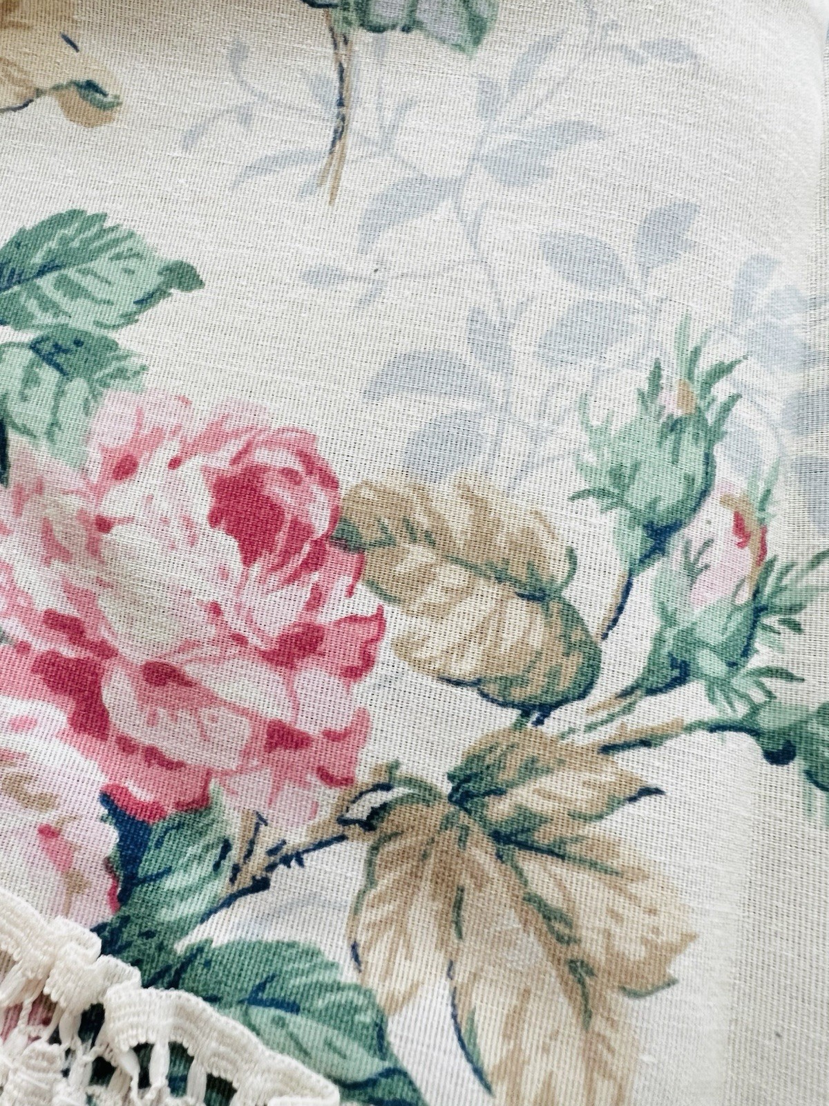 3 NIP Floral Valances Pattern Charlene By Crown Crafts Linens Cottage Flowers