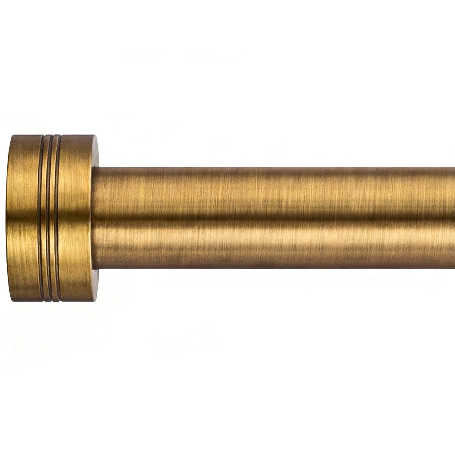 Antique Brass Curtain Rod for Windows 18 to 88 Inches,1 Inch Adjustable Drape…