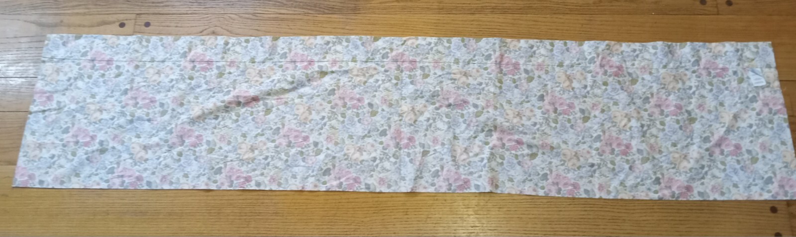 Vtg Laura Ashley Sycamore Quartet Pattern Blouson Gathered 18″x84″ Valance Panel