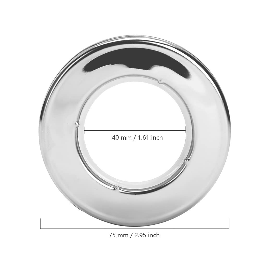 Curtain Grommets Surface Stainless Steel 10 Pack Metal Curtain Eyelet 1.65“ (…