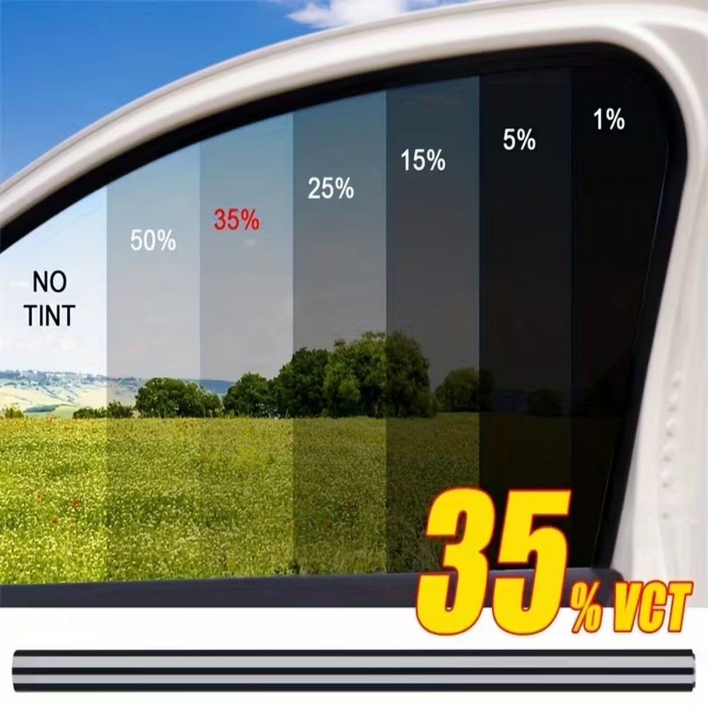 35% Black Car Window Film UV And Scratch Resistant Household Window Glass Film