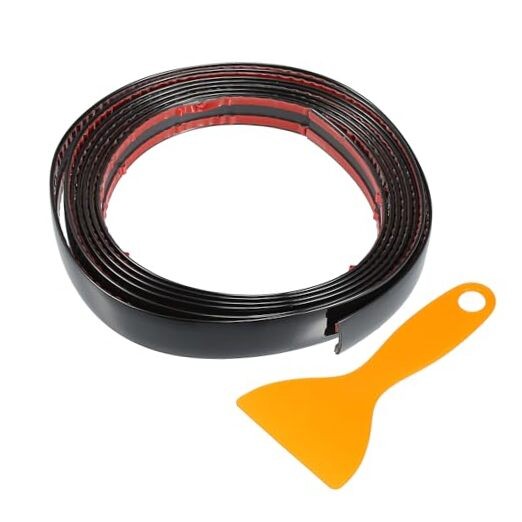 Car Truck Window Trim Strip 7/10″ Width 10Ft 300cm Self Adhesive 18mm Black