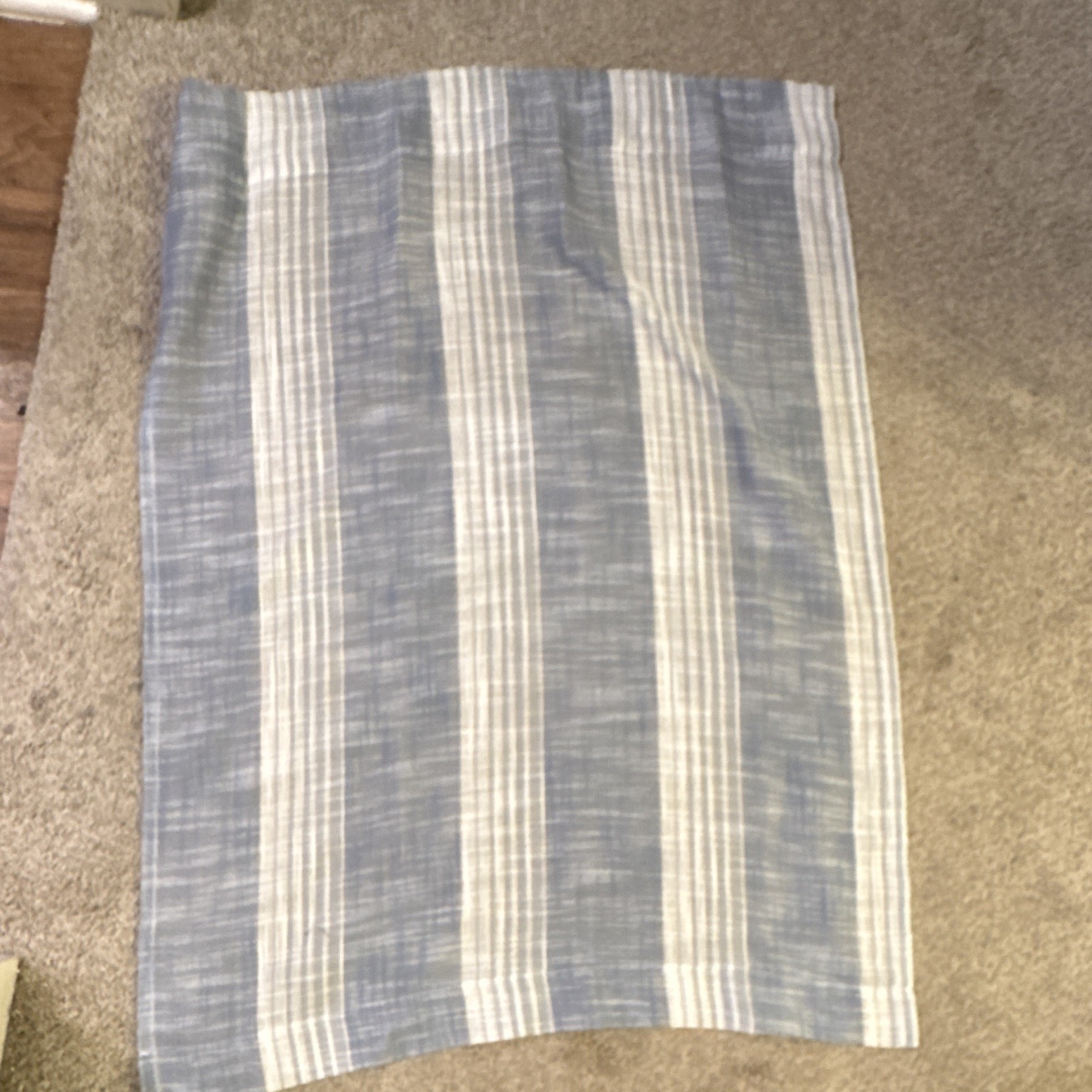 Better Homes and Gardens Blue Kitchen Curtain Set 3 Pieces, Solid