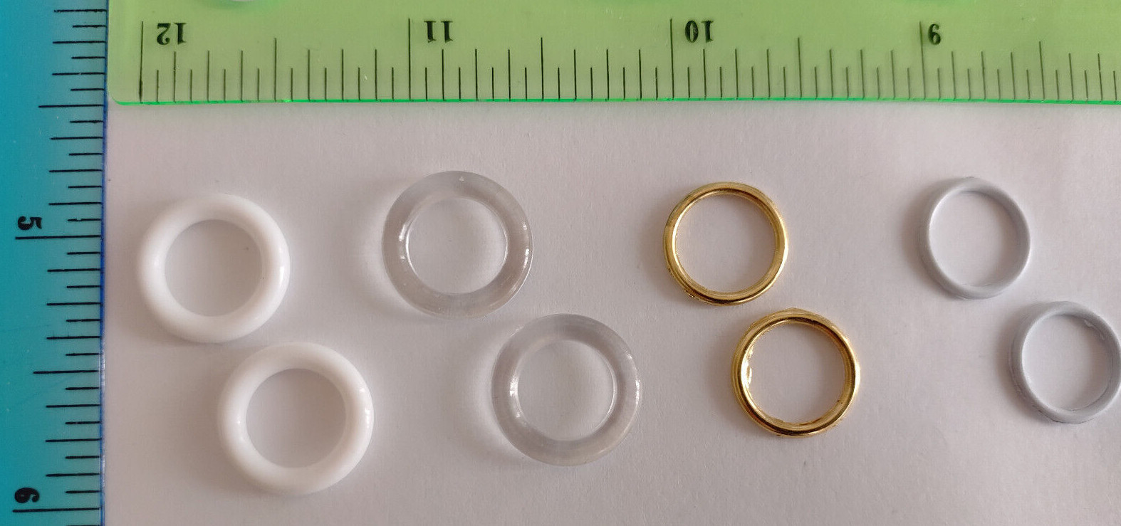 Cord Guide Rings (SEW-ON) for Roman Shades Build/Repair Qty. 50 pcs