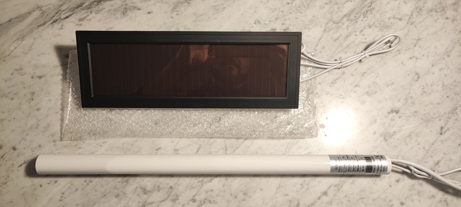 Battery With Solar Panel for Blinds Shades 4400 mAh 12V DC