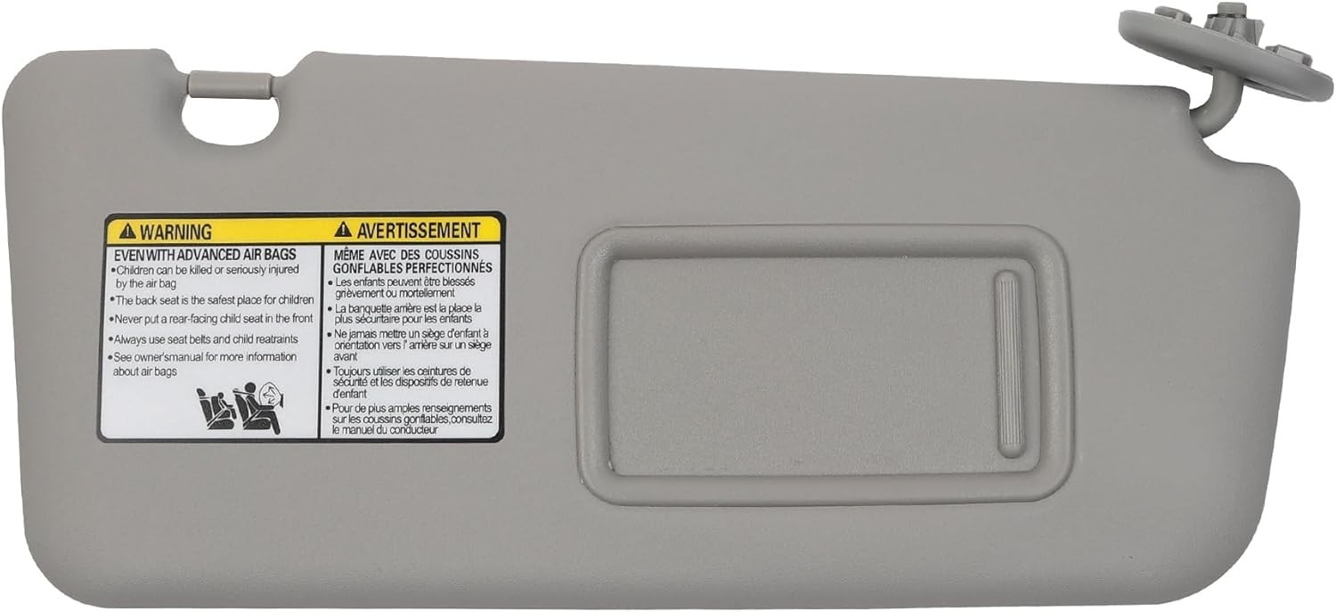 Right Passenger Side Sun Visor with RAV4 2004-2005 Right Passenger Side
