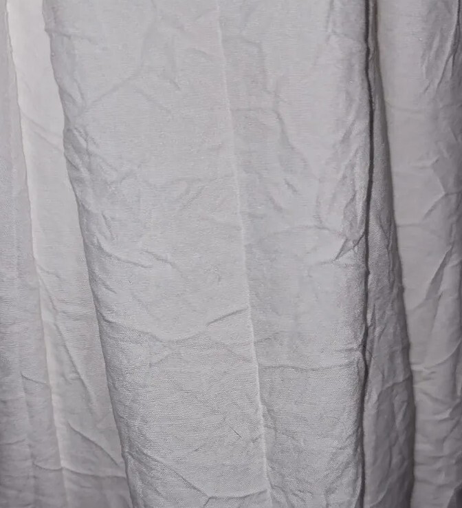 2x SOLID CRUSHED TEXTURE WINDOW CURTAINS 84″ WHITE LIGHT FILTERING BACK TAB POCK