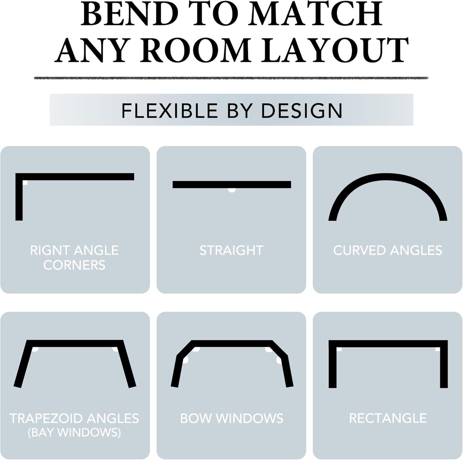 Biscotti Beige Blackout Room Divider Curtains with Ceiling Track, 108″ Long