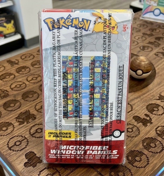 Pokémon Microfiber Window Panels Set of 2 82″ x 84″ Kids Room Curtains Franco