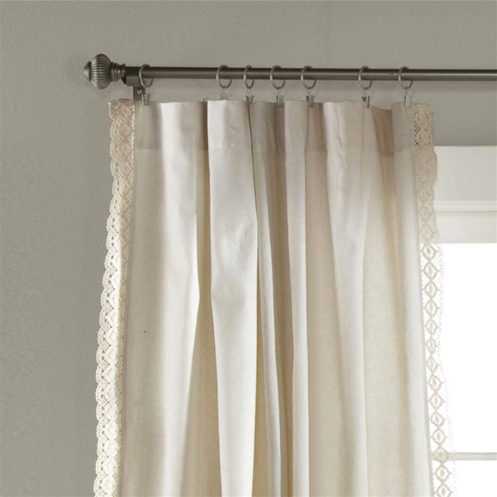 Lush Decor Rosalie Light Filtering Window Curtain Panels Pair 54 W X 108 L
