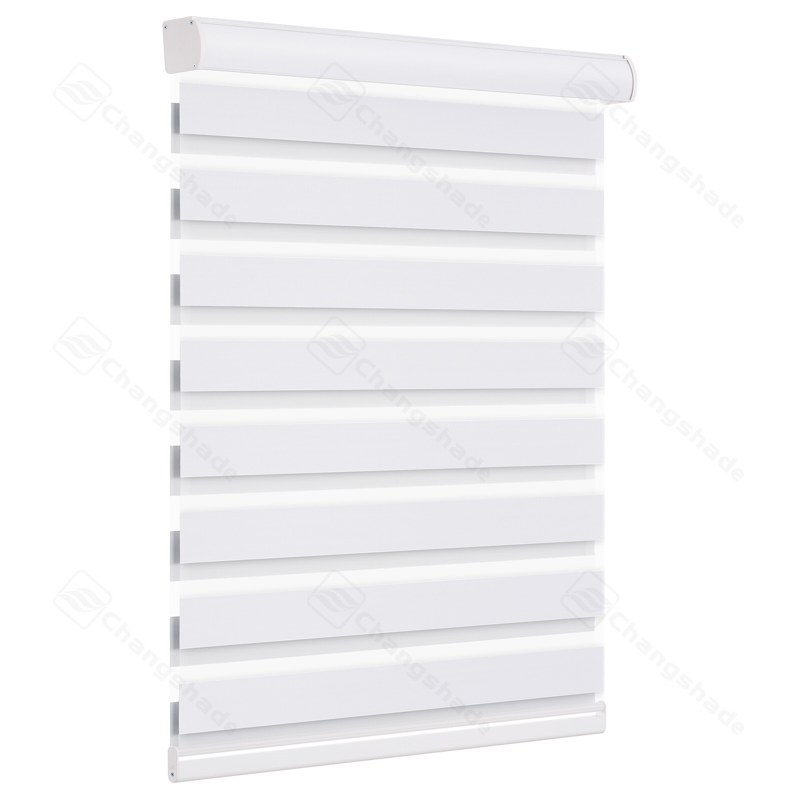 Changshade Window Shade Blind Dual Zebra Roller Blinds Curtains,Easy to Install