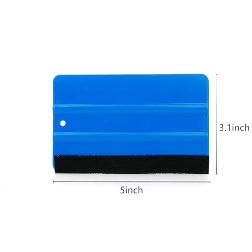 4Piece Plastic Squeegee Set, 8IN/6IN/5IN/4IN, Window Tint Squeegee 4colors