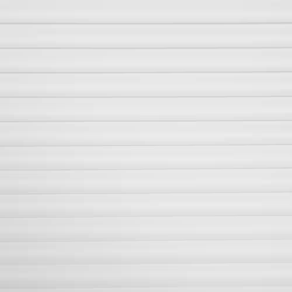 White Cordless 1 In. Light Filtering Vinyl Mini Blind 35-1/2 In. W X 64 In. L