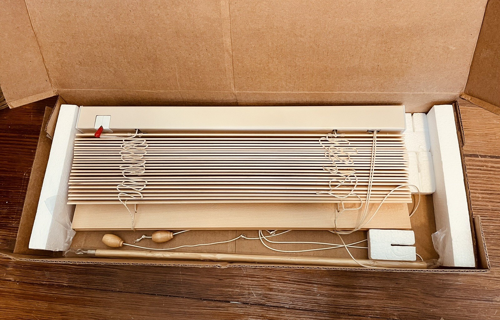 Bali Northern Heights 2″ Wood Blinds Light Natural Color 20.5″ x 41″ NEW IN BOX!