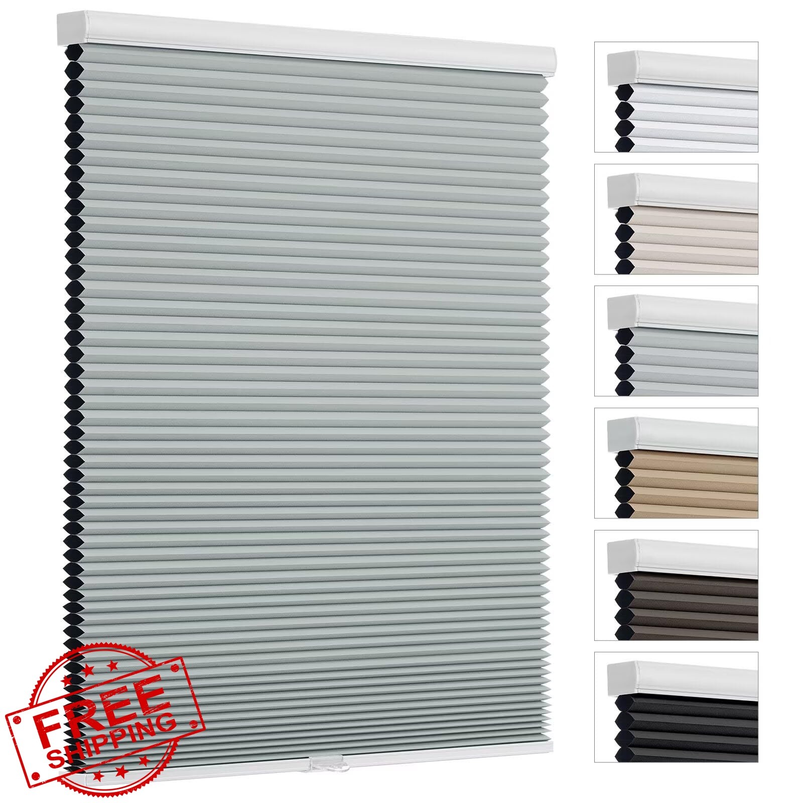 Changshade Blackout Gray 27×64″ Shades