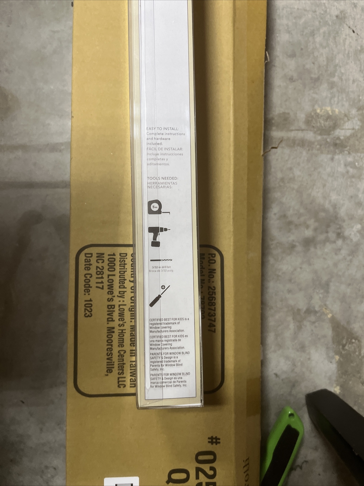 Allen + Roth 36 X 72 Light Filtering Cordless Cellular Shade