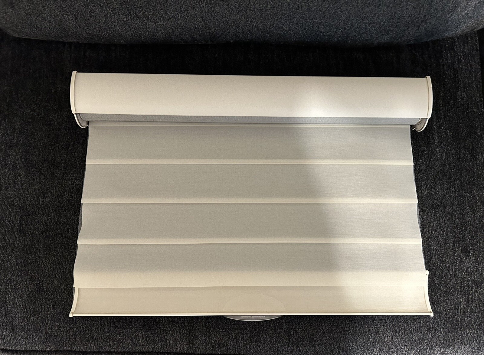 Hunter Douglas Silhouette 3 Inch Clearview Linen Flirt cordless 22 X 57 1/2 High