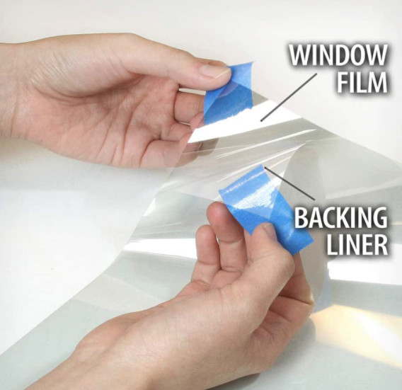 BDF AG4M Window Film Graffiti Protection 4 Mil Clear 12 in x 50 ft UV Protection