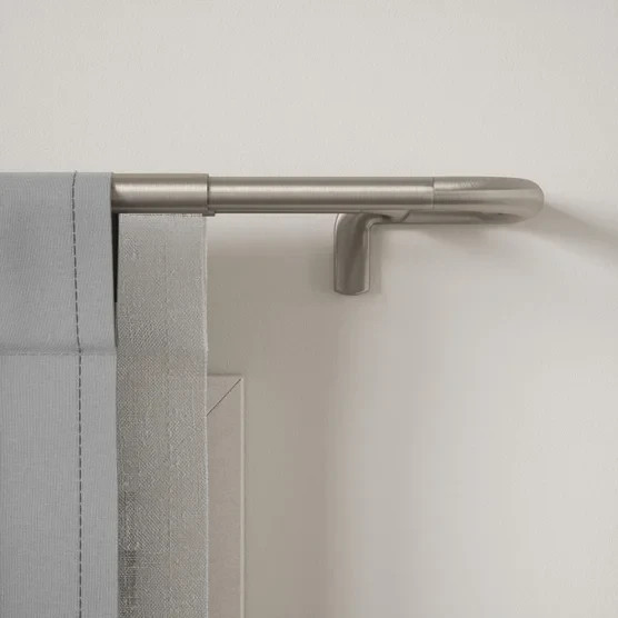 Umbra Twilight Double Curtain Rod Set – TWO SETS 66 to 144 inches
