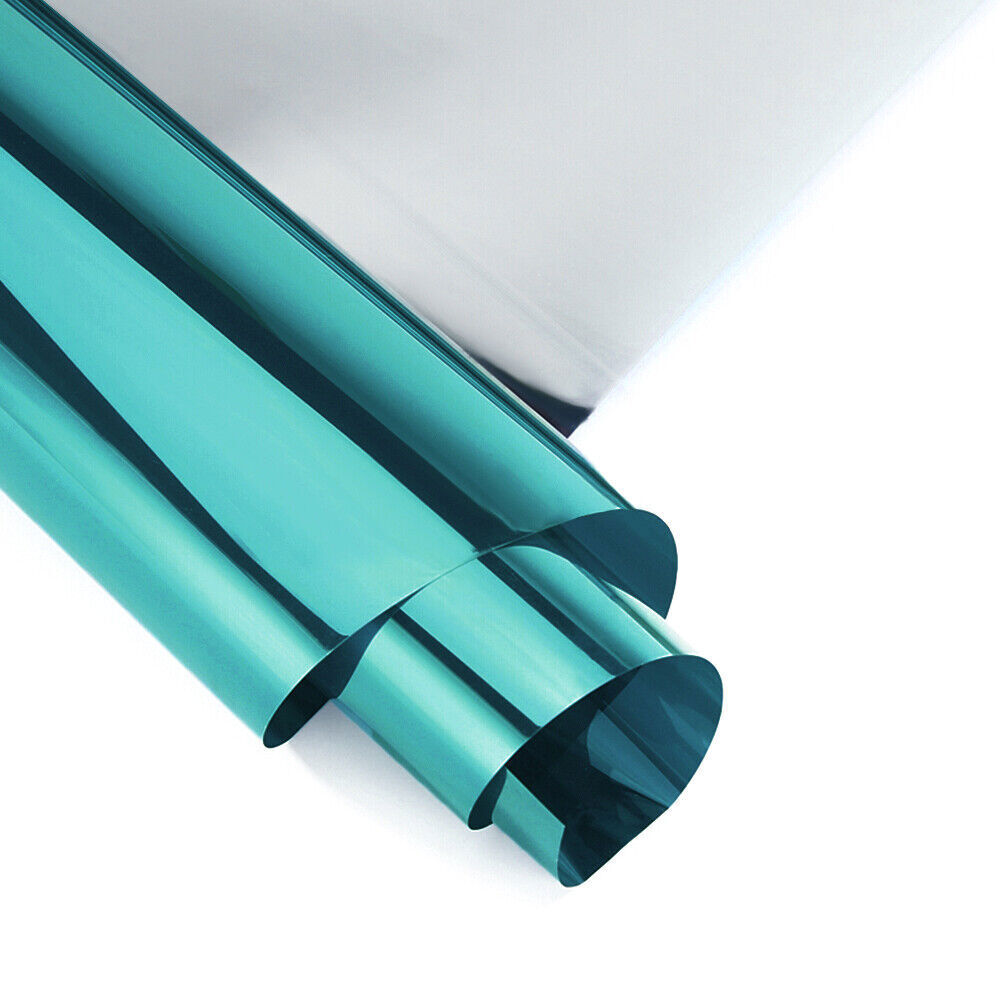 23.6″One Way Mirror Privacy Window Film Static Cling PVC Heat UV Reflective Tint
