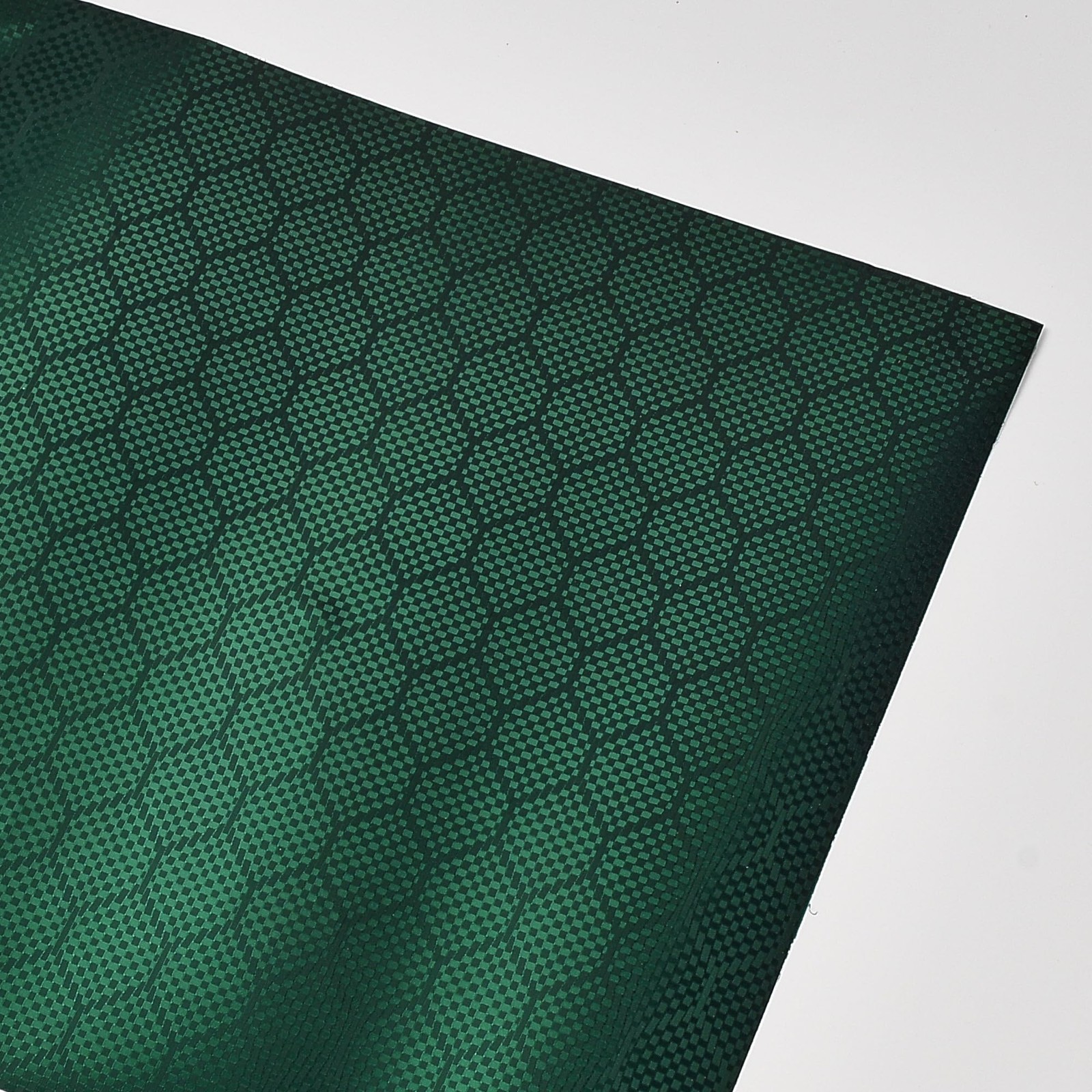 AuMoHall Matte Dark Green Honeycomb Carbon Fiber Car Vinyl Wrap Roll 4D Carbon