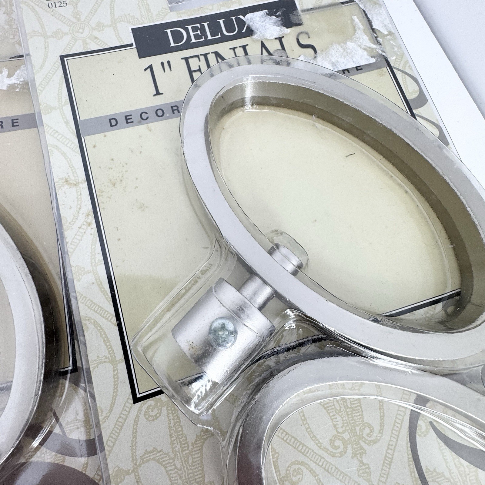 Deluxe Finial Pair 1″ Decorative Window Hardware Lot of 3