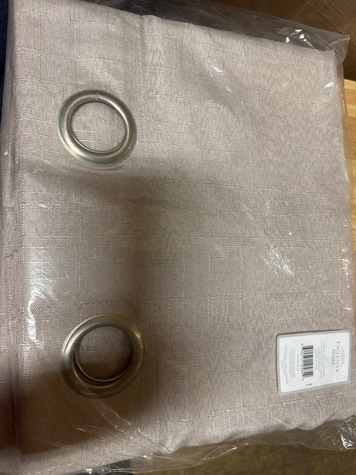 Home Curtain Set EH7968-11 Loha Linen 54″x96″, Light Filtering, Grommet Top (Set