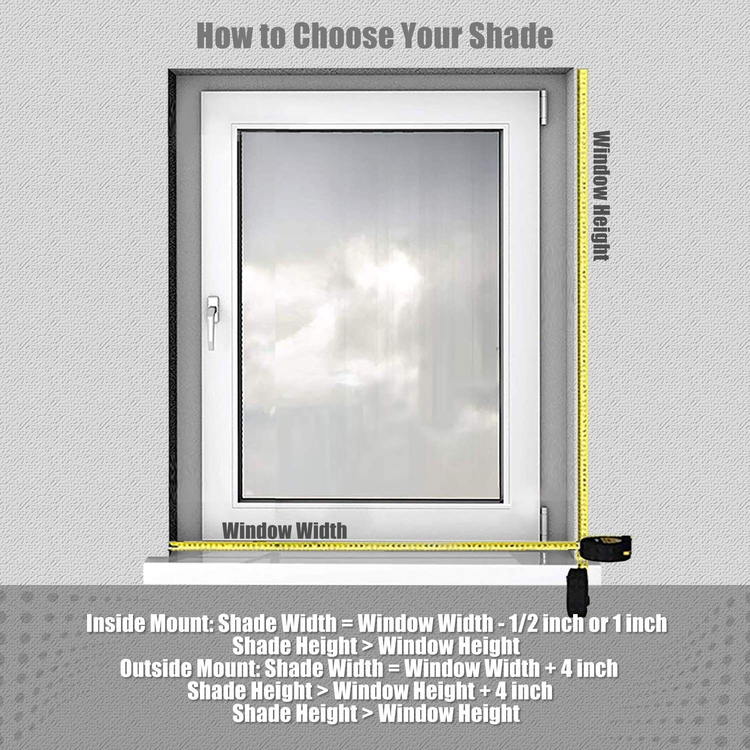 Blackout Cellular Shades Cordless Blinds Window Shades for Home, 25W x 64H, W…