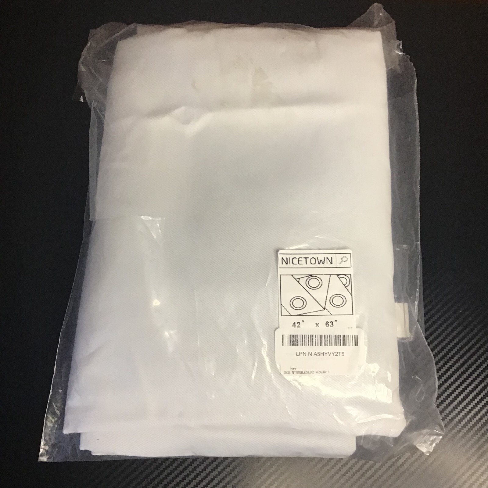 Window Treatment Thermal Insulated 42″W x 63″L (Pack of 2) Greyish White