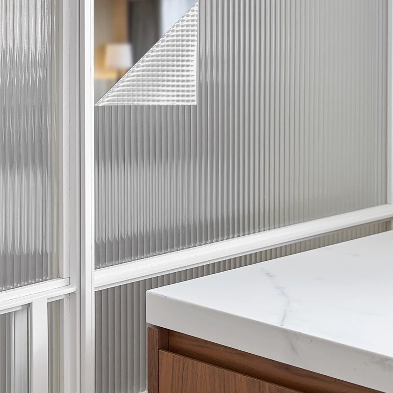 Changhong Strip Glass Film Bathroom Privacy Window Sticker Electrostatic Film