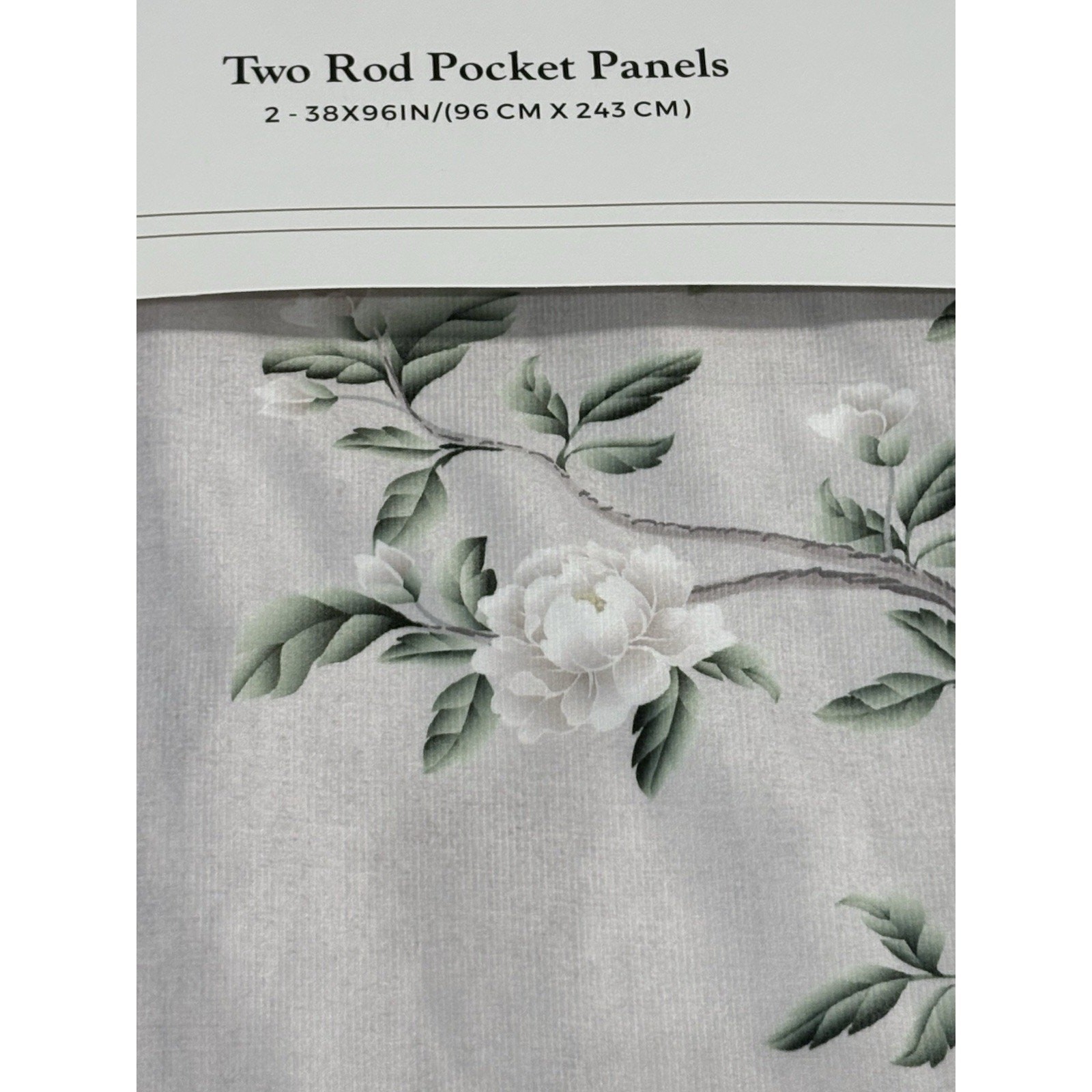 Callisto Home Heron Bird Window Curtains Panels 38 X 96” Set Of 4 Panels Blush