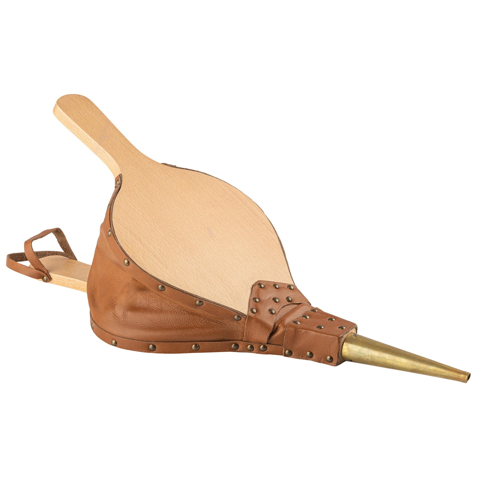 Fireplace Bellows Indoor or Outdoor Fire Pit Tools – 18.75” x 7.5” Large Fire…